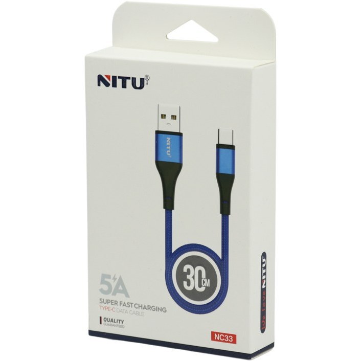 خرید و قیمت کابل تبدیل USB به USB-C نیتو مدل NC33 طول 0.30 متر - نقره ای |ترب