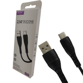 خرید و قیمت کابل تبدیل USB به USB-C کلومن مدل kd-02 طول 1 متر ا KolumanKD-02 USB To Type-C Cable 1M | ترب