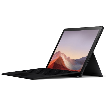 خرید با بهترین قیمت تبلت مایکروسافت مدل Surface Pro 7 - i5 - 8GB - 256GB بههمراه کیبورد Black Type Cover | فروشگاه اینترنتی رایان مال