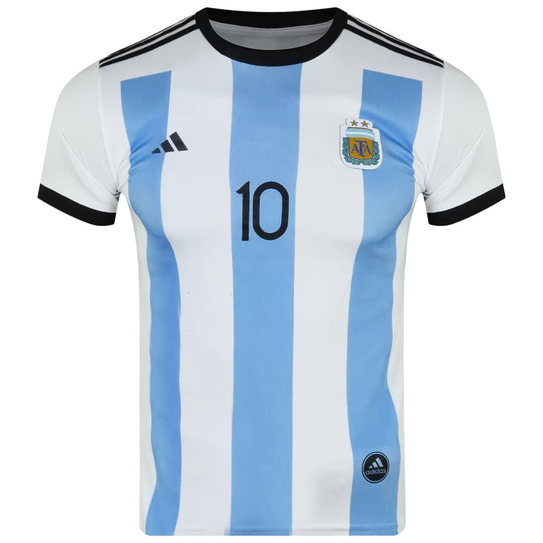 قیمت و خرید ست 6 تکه لباس ورزشی مدل مسی جام جهانی 2023 طرح آرژانتین