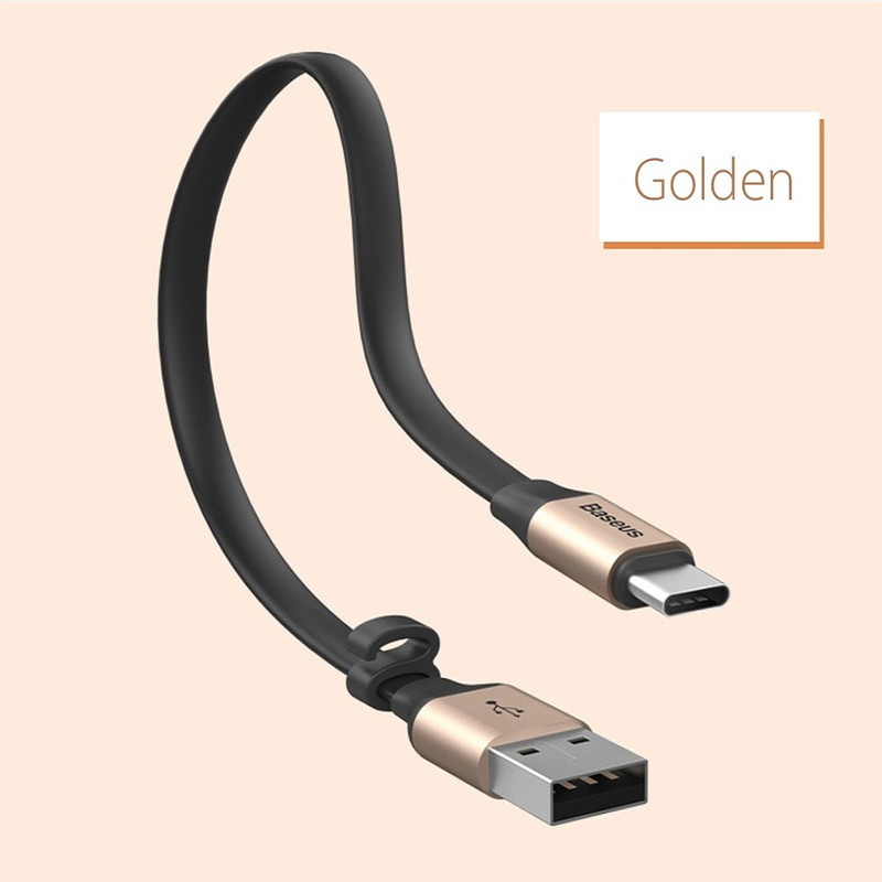 قیمت و خرید کابل تبدیل USB به USB-C باسئوس مدل Nimble CATMBJ طول 0.23 متر