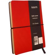 خرید و قیمت دفتر یادداشت sam مدل جلد فومی 144 برگ سایز 14*9 | ترب