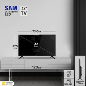 خرید و قیمت تلویزیون سام مدل 32T4600 ا Sam TV model 32T4600 HD size 32inches | ترب