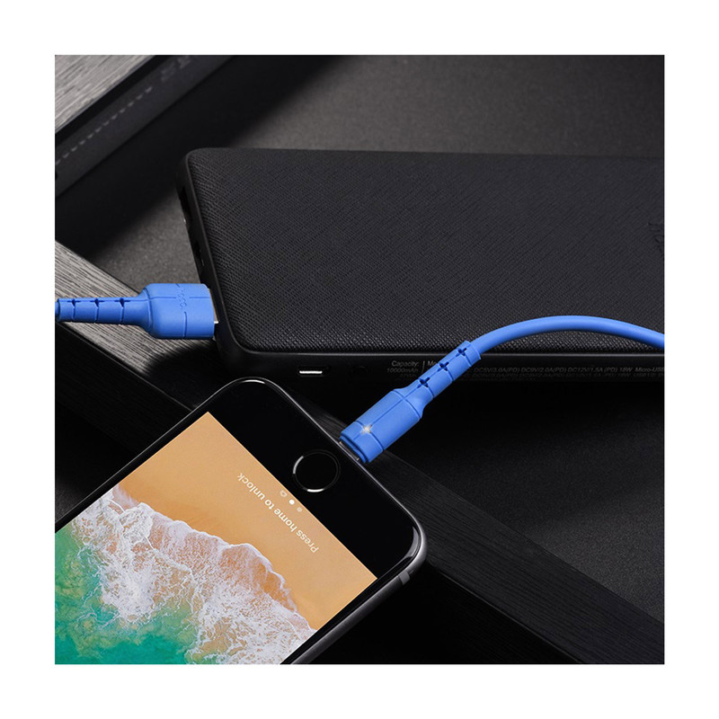 قیمت و خرید کابل تبدیل USB به لایتنینگ هوکو مدل X30 طول 1.2 متر