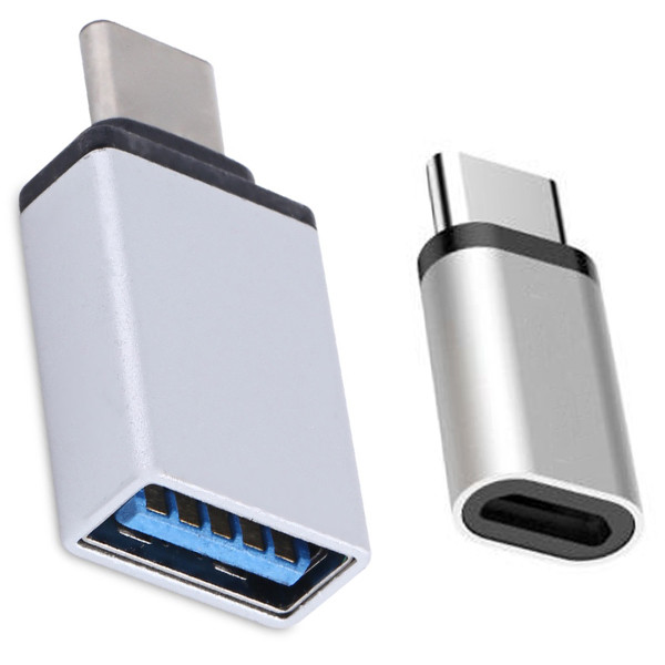 قیمت و خرید مبدل OTG USB-C مدل D-11 به همراه مبدل microUSB به USB-C