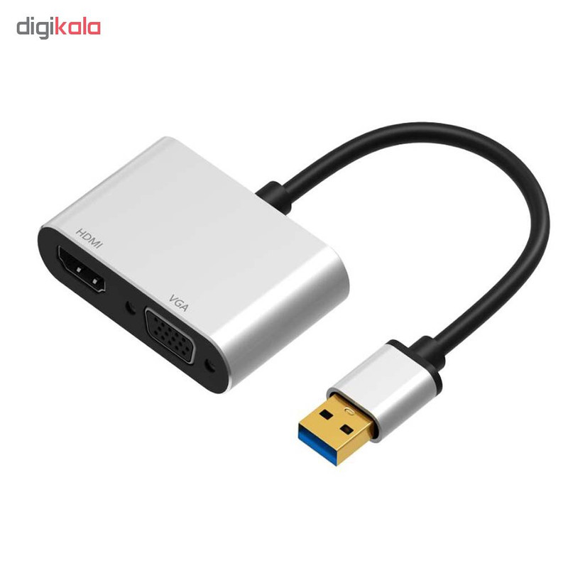 قیمت و خرید مبدل USB به HDMI/VGA مدل MN-5201B