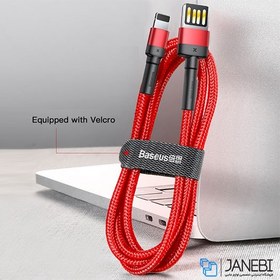 خرید و قیمت کابل تبدیل USB به لایتنینگ باسئوس مدل Cafule CALKLF-C طول 2 مترا Baseus Cafule CALKLF-C USB to Lightning Cable 2M | ترب