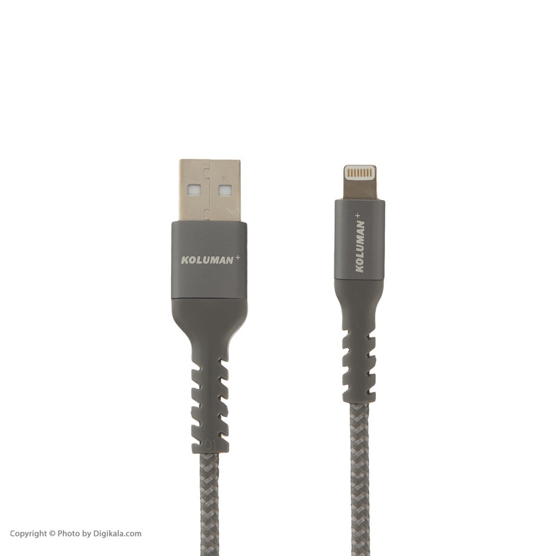 قیمت و خرید کابل تبدیل USB به لایتنینگ کلومن پلاس مدل +K2 طول 2 متر