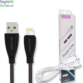 خرید و قیمت کابل تبدیل USB به لایتنینگ کلومن مدل KD-38 طول 1 متر ا KOLUMANKD-38 USB To Lightning Cable 1m | ترب