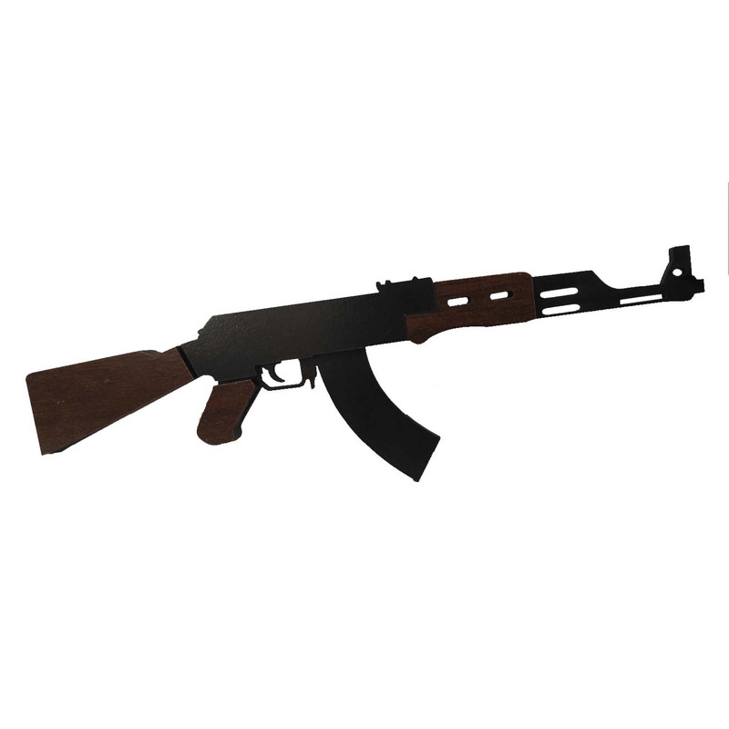 قیمت و خرید ماکت دکوری مدل کلاشینکف کد AK47
