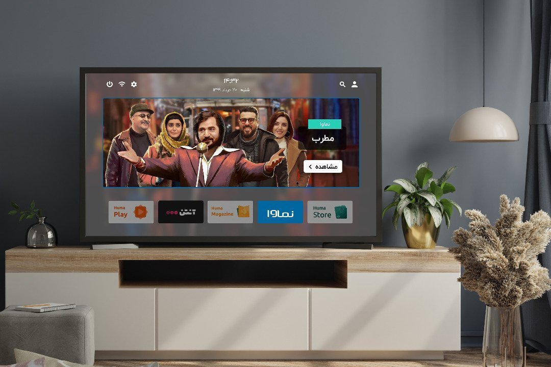 تلویزیون QLED غول پیکر هوشمند اسنوا با پلتفرم «هوما» و رابط کاربری ابری