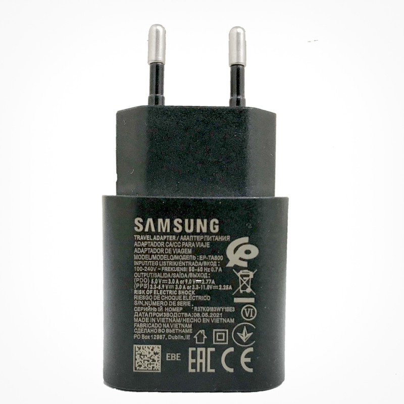قیمت و خرید شارژر دیواری مدل EP-TA800 به همراه کابل تبدیل USB-C