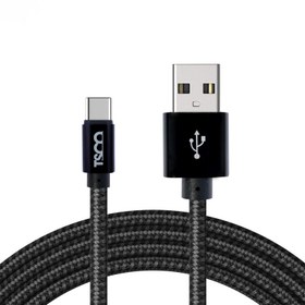 خرید و قیمت کابل تبدیل USB به USB-C تسکو مدل TC C182 طول 1 متر ا TSCO TCC182 USB to USB-C Cable 1m | ترب