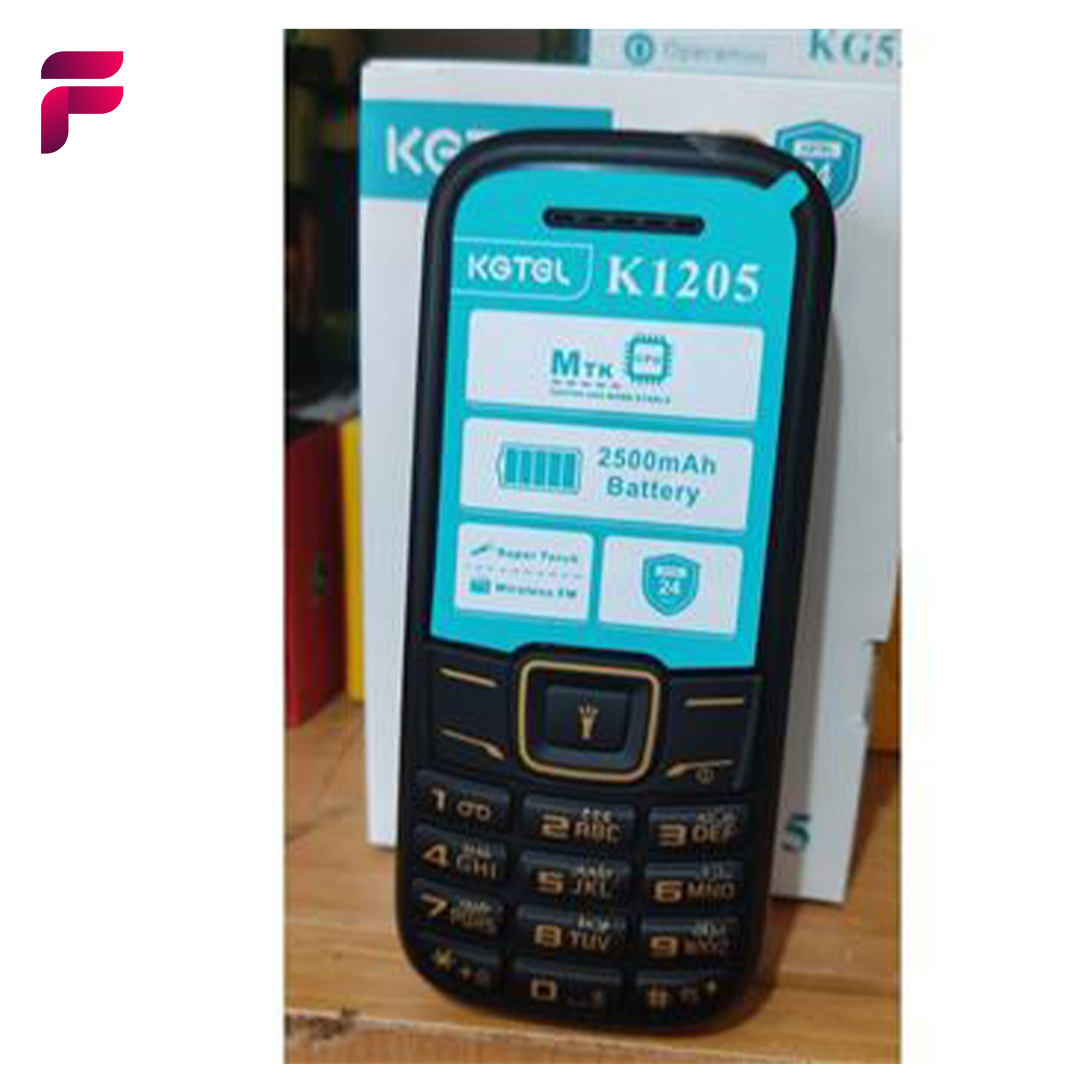 گوشی موبایل ساده کاجیتل مدل K1205 KGTEL - فروشگاه اینترنتی فروشنده