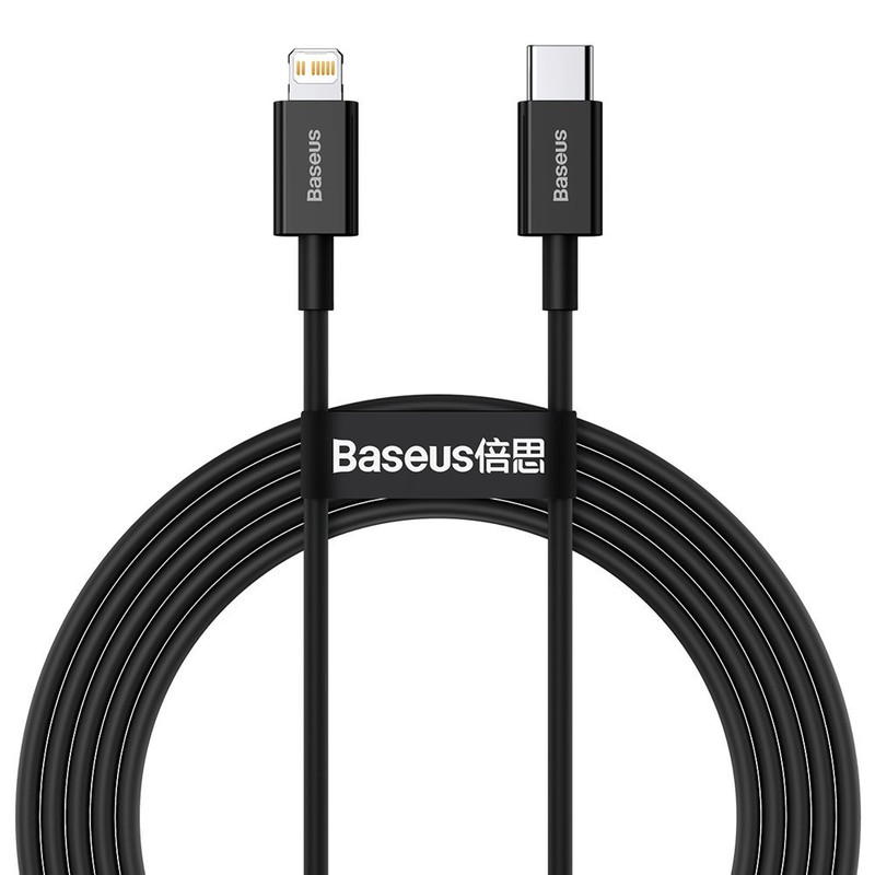 قیمت و خرید کابل تبدیل USB-C به لایتنینگ باسئوس مدل SUPERIOR SERIESCATLYS-A01 طول 1 متر