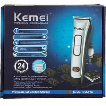 خرید و قیمت ماشین اصلاح سر و صورت کیمی مدل KM-236 ا Kemei KM-236 HairClipper | ترب