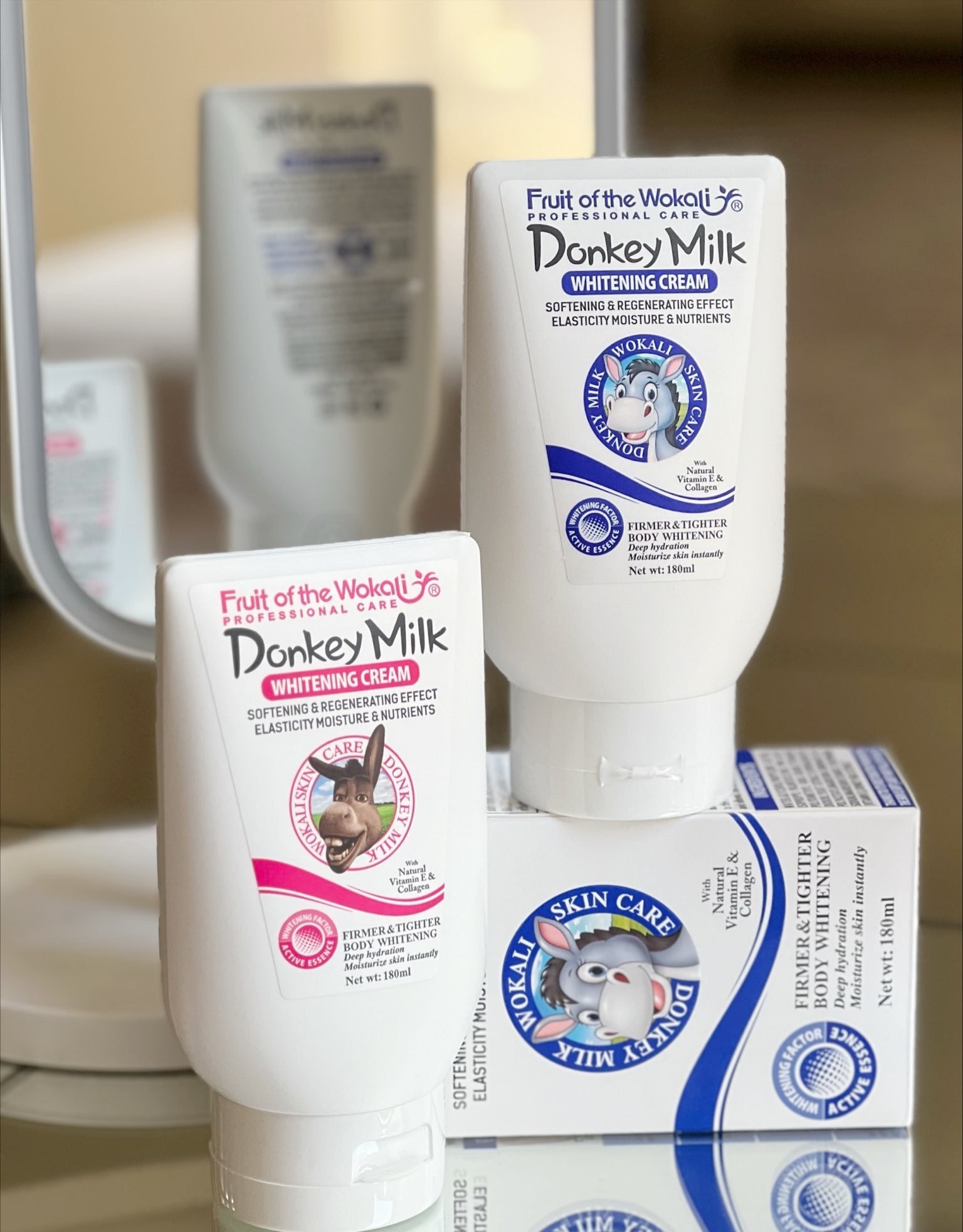 کرم سفید کننده و آبرسان شیر الاغ وکالی - آرایشی بهداشتی خاص کازمتیک