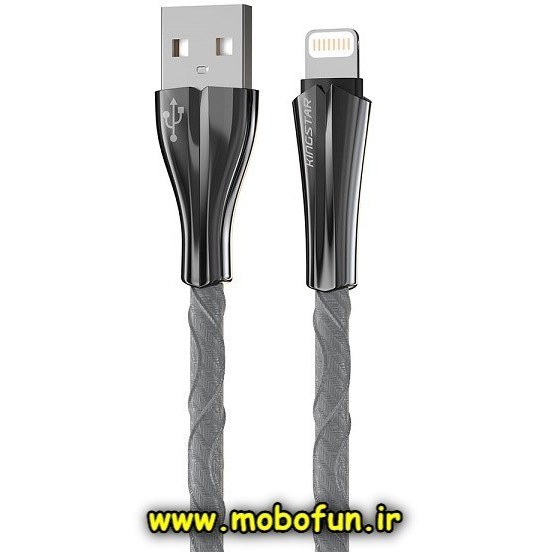 خرید و قیمت کابل کینگ استار تبدیل USB به لایتنینگ مدل K28i کنفی طول100سانتی متر ا Kingstar cable convert USB to Lightning model K28i, length100 cm | ترب