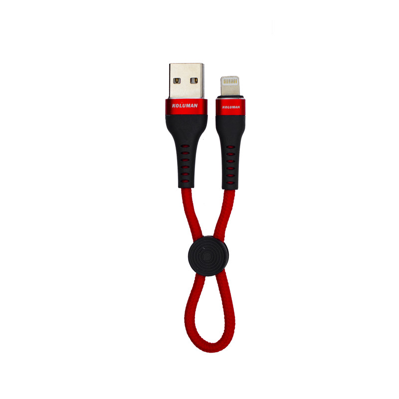 قیمت و خرید کابل تبدیل USB به لایتنینگ کلومن مدل DK - 45 طول 0.21 متر