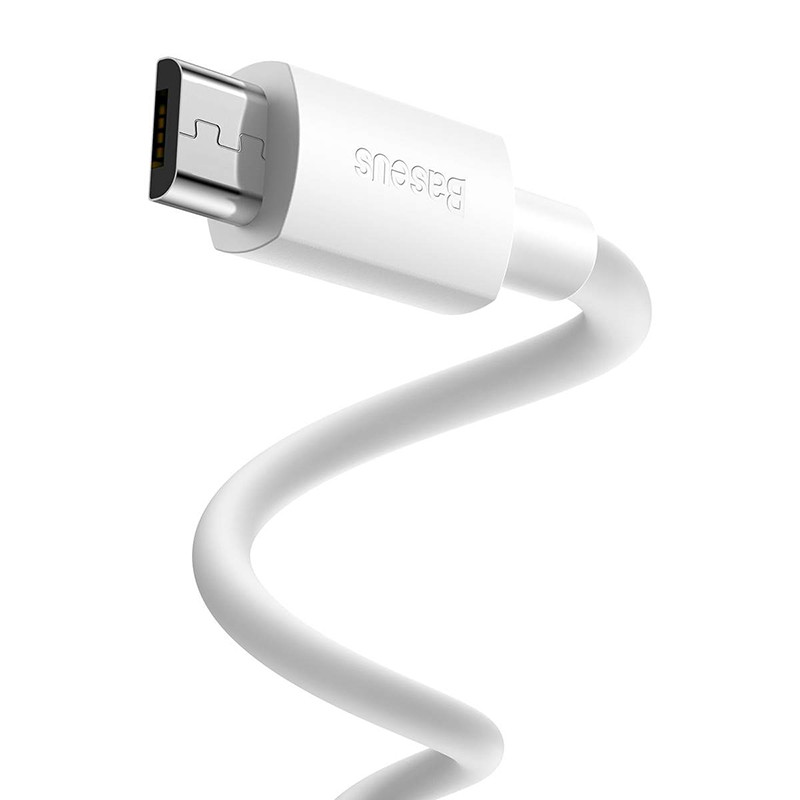 قیمت و خرید کابل تبدیل USB به MICROUSB باسئوس مدل 2PCS kit 2.1A طول 1.5 متربسته 2 عددی