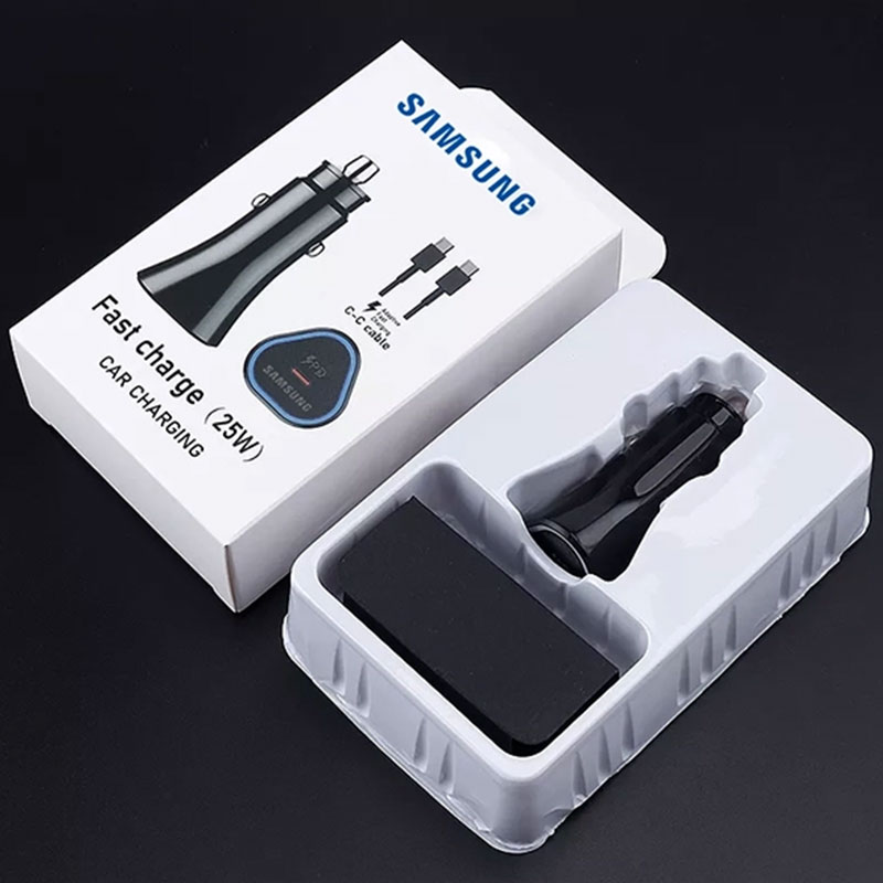 شارژر فندکی فست شارژ PD 25W + کابل تایپ سی | فروشگاه موبایل و لوازم جانبی |موبایل 306