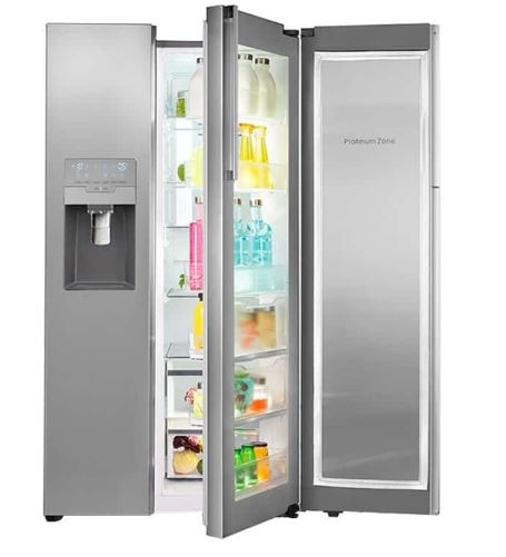 مشخصات، قیمت و خرید یخچال فریزر ساید بای ساید اسنوا مدل S8 3350SS استیل -فروشگاه اینترنتی آنلاین کالا