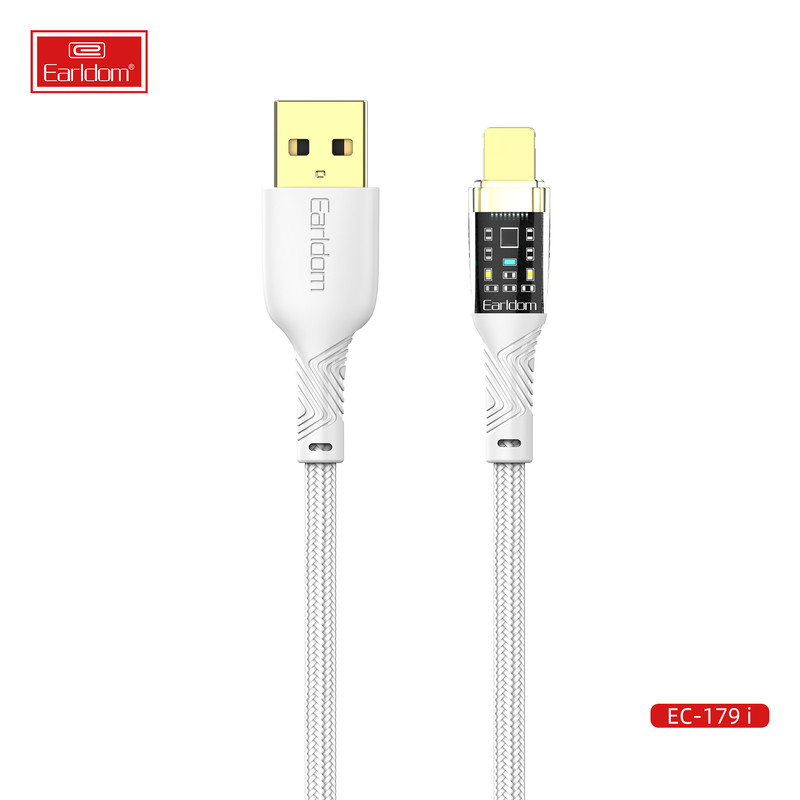 قیمت و خرید کابل تبدیل USB به لایتنینگ ارلدام مدل EC-179i طول 1 متر