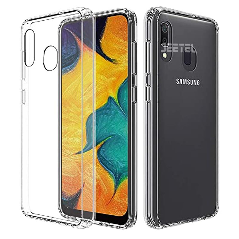 خرید و قیمت قاب برای گوشی سامسونگ Samsung Galaxy A20/A30 مدل شفاف تمام ژلهای طلقی مجهز به محافظ لنز | فروشگاه لوازم جانبی جیتل