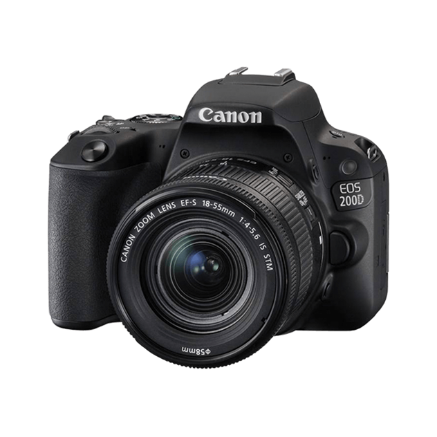 دوربین دیجیتال کانن مدل EOS 200D به همراه لنز EF-S 18-55 mm f/4.5-5.6 ISSTM | فروشگاه آنلاین اتما