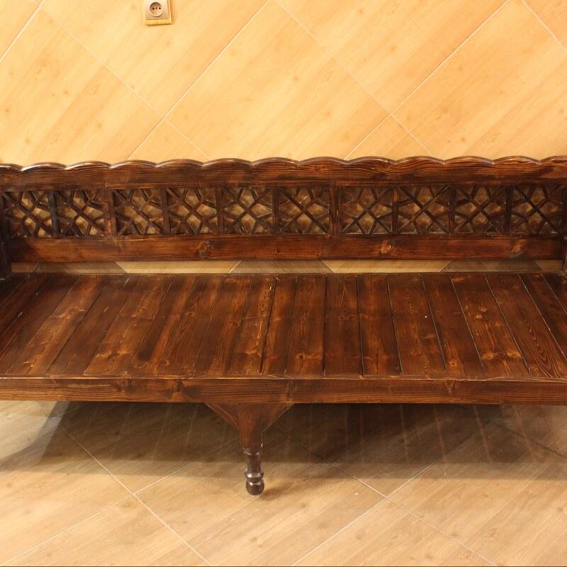 تخت چوبی سنتی چوب روس درجه1 .2در80 | کالندز