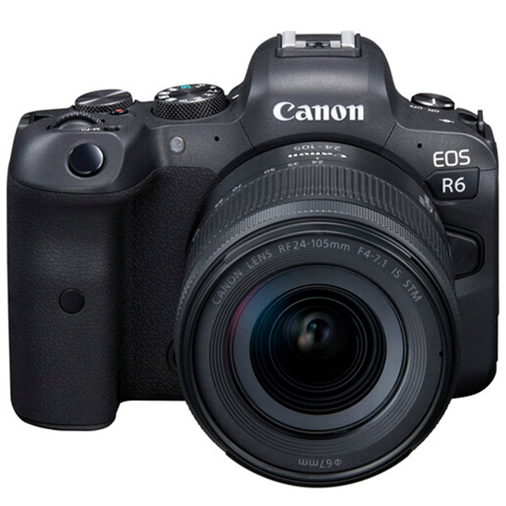 فروش نقدي و اقساطي دوربین دیجیتال بدون آینه کانن مدل EOS R6 به همراه لنز105-24