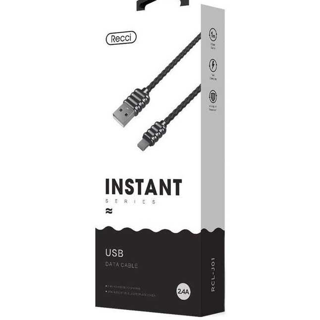 خرید و قیمت کابل تبدیل USB به USB-C رسی مدل RCT-J01 طول 1 متر ا ChargerCable RCT-J01 | ترب