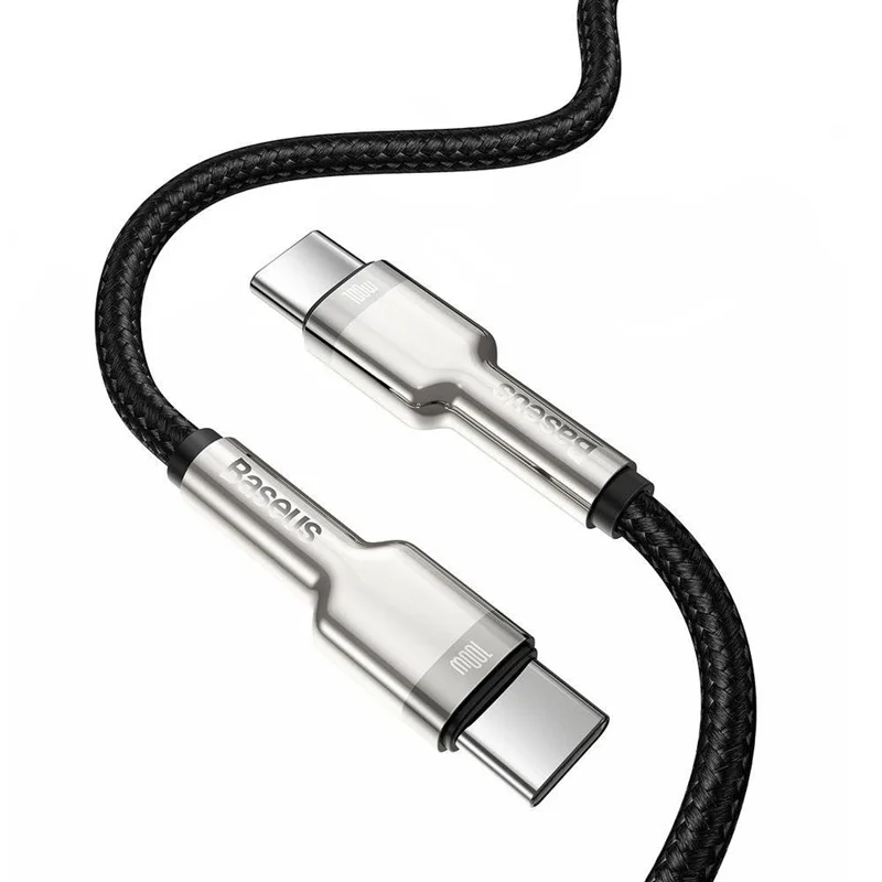 کابل تبدیل USB-C به USB-C بیسوس مدل CATJK-D01 طول 2 متر | بیسوس سنتر