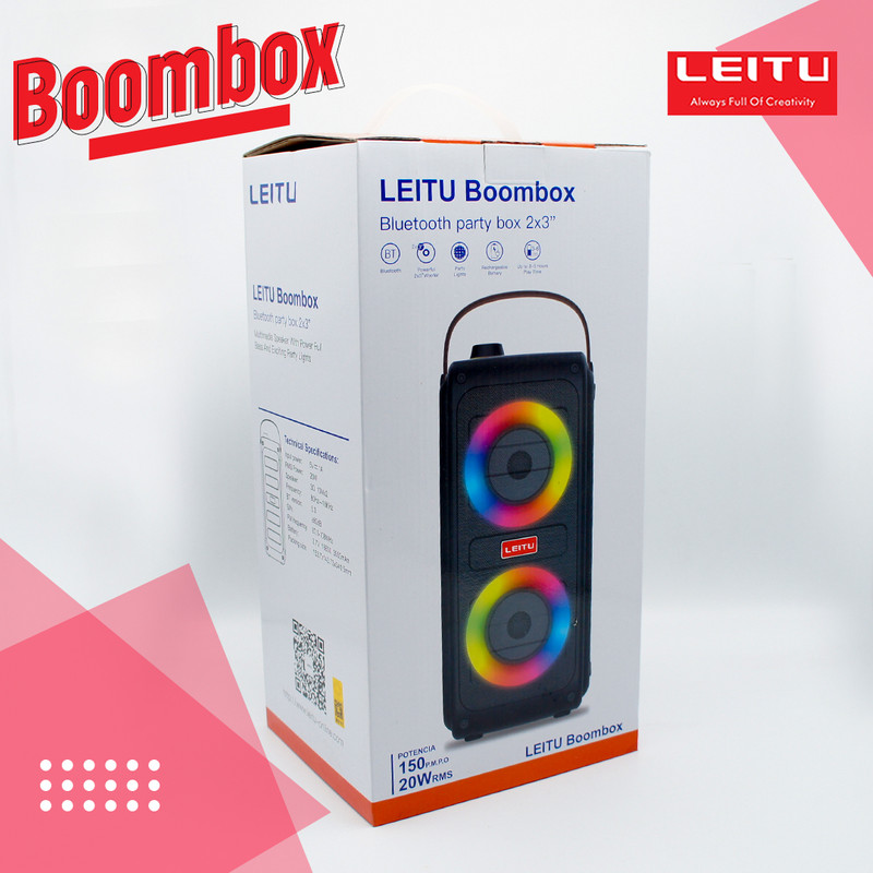 قیمت و خرید اسپیکر بلوتوثی قابل حمل لیتو مدل Boombox