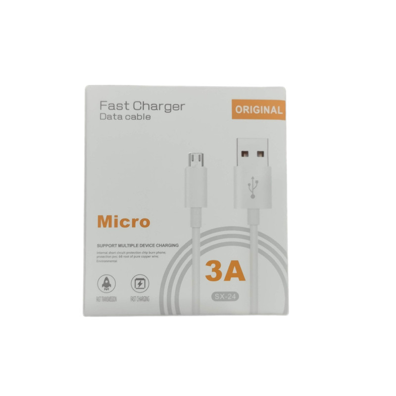 قیمت و خرید کابل تبدیل USB به microUSB مدل sx24 طول1متر