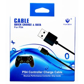 خرید و قیمت Fun Box Quick Charge and Data Cable for PS4 | ترب