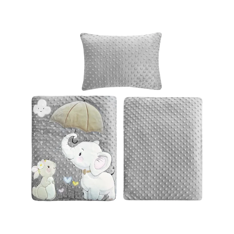 بهترین قیمت خرید سرویس خواب نوزاد آدنو مدل فیل مجموعه 3 عددی | ذره بین