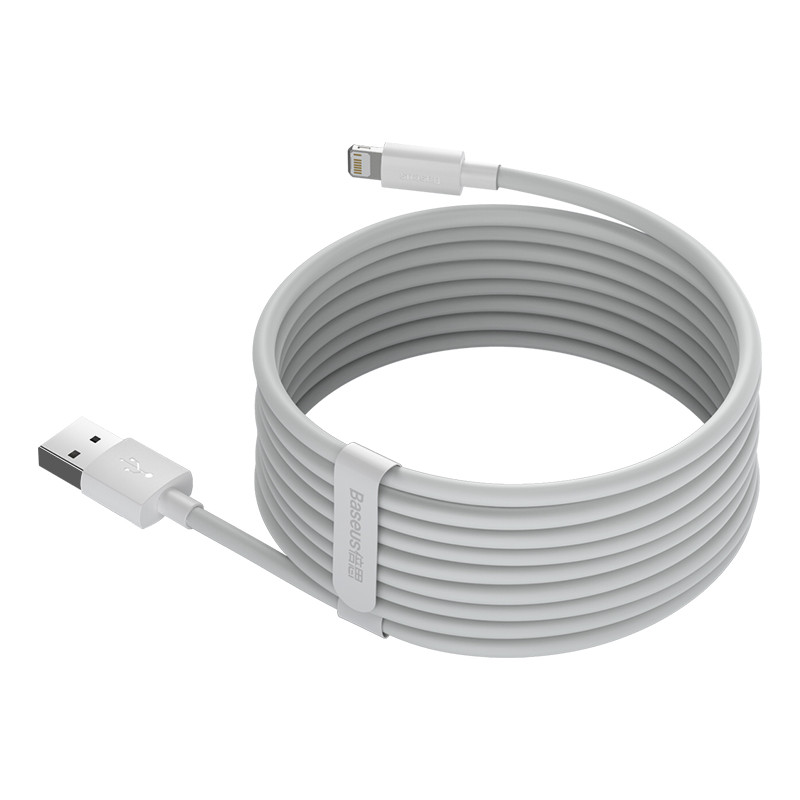 قیمت و خرید کابل USB به Lightning باسئوس مدل tzcamzj-02 طول 1.5 متر مجموعه2 عددی