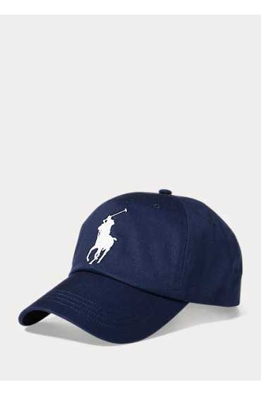 کلاه کپ نقاب دار لوگو بزرگ چوگان شماره 3 سرمه ای مردانه رالف رولن