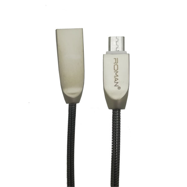 قیمت و خرید کابل تبدیل USB به microUSB رومن مدل ron23 طول 1 متر