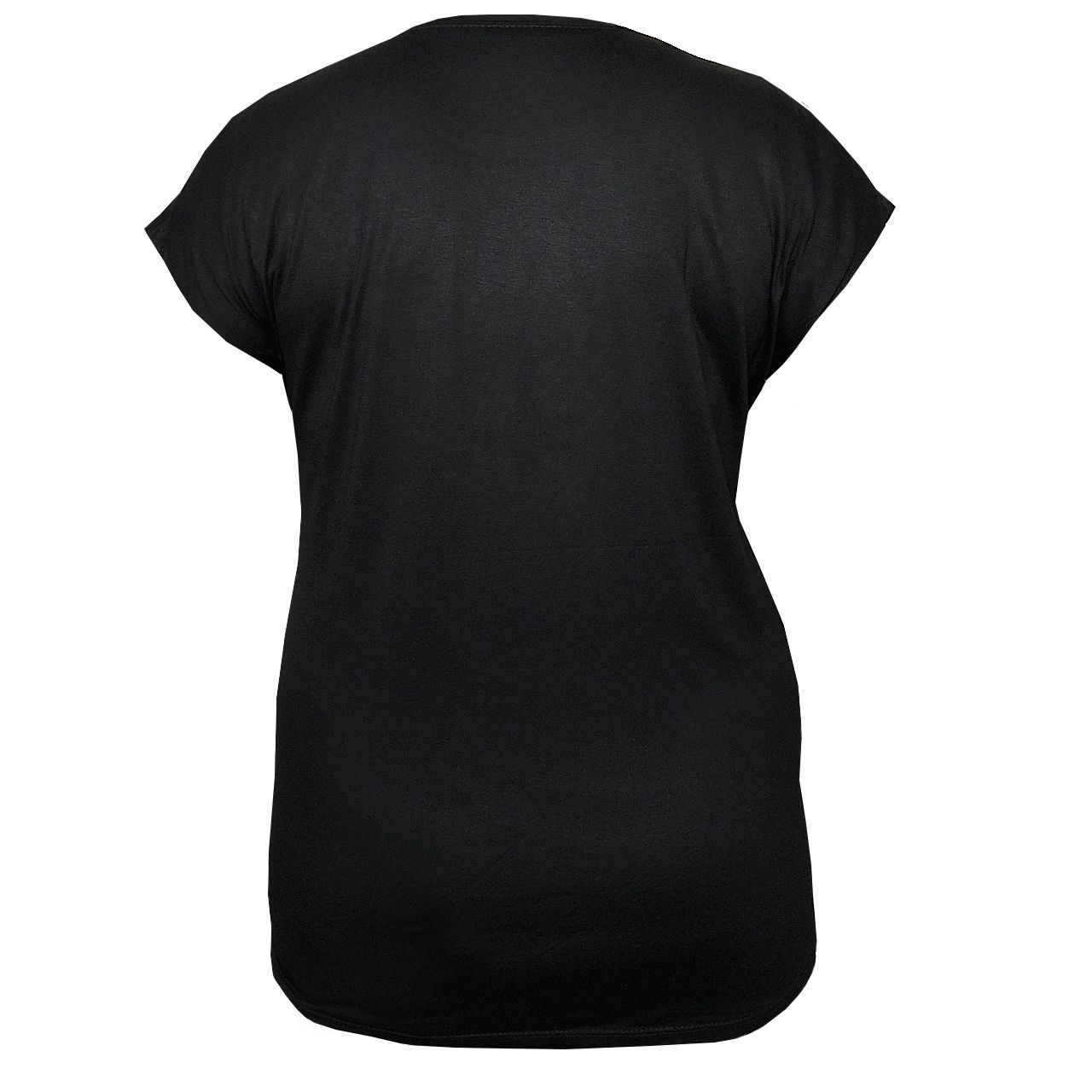 قیمت و خرید تی شرت آستین کوتاه زنانه کد T0036 رنگ مشکی