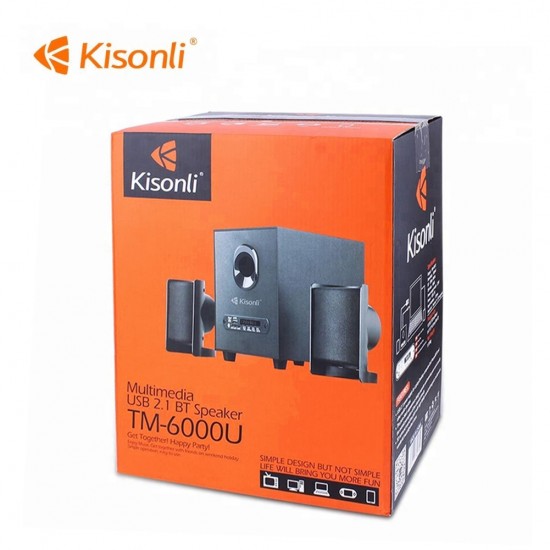 اسپیکر بلوتوث 3 تکه Kisonli 2.1 USB Tm-6000u | پارسیان کالاپارسیان کالا