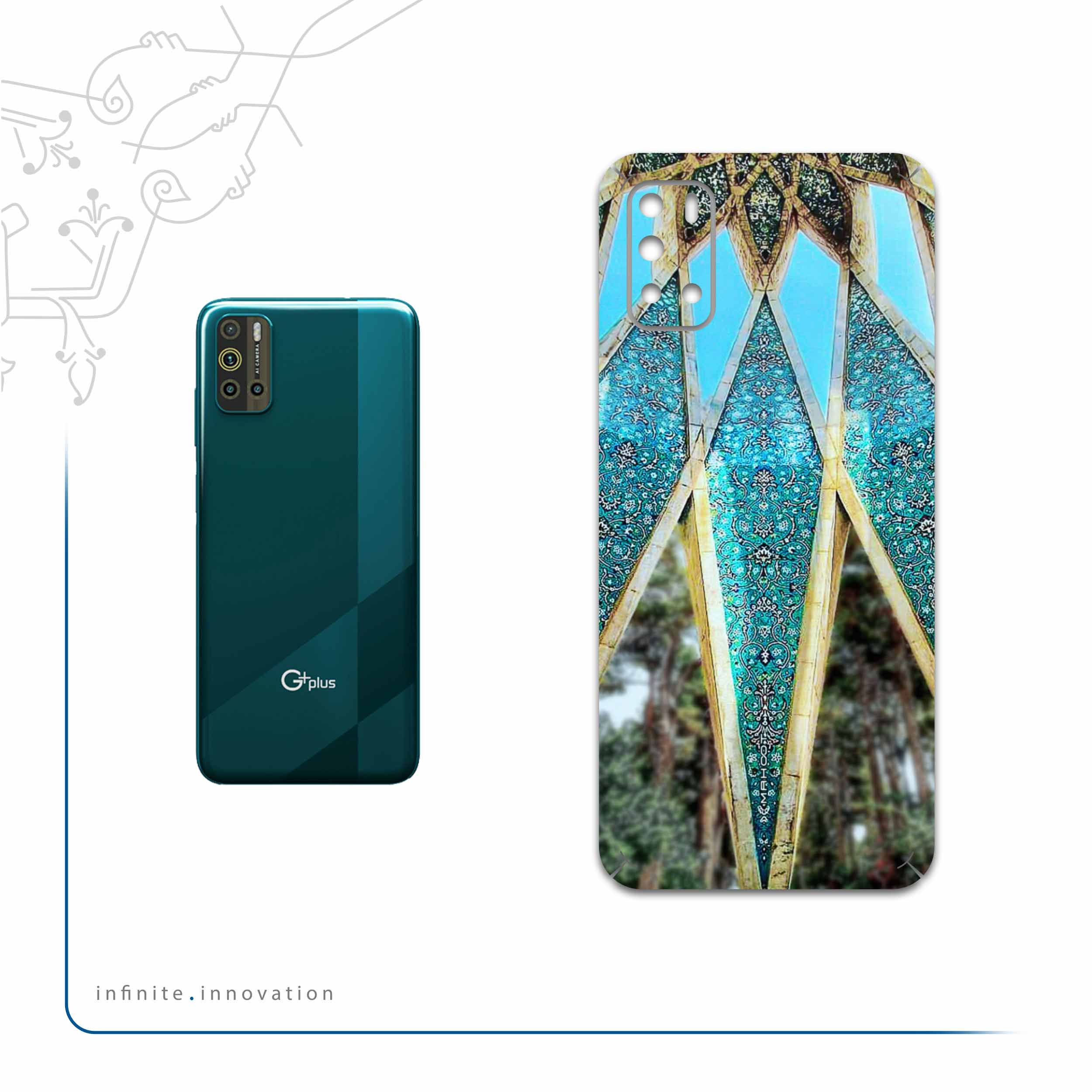 قیمت و خرید برچسب پوششی ماهوت مدل KHAYAM-Tomb مناسب برای گوشی موبایل جیپلاس Z10