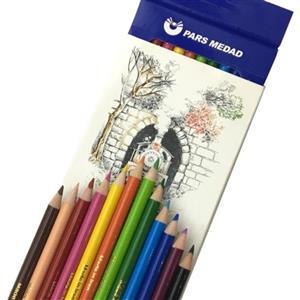 قیمت و خرید مداد رنگی 12 رنگ پارس جعبه مقوایی