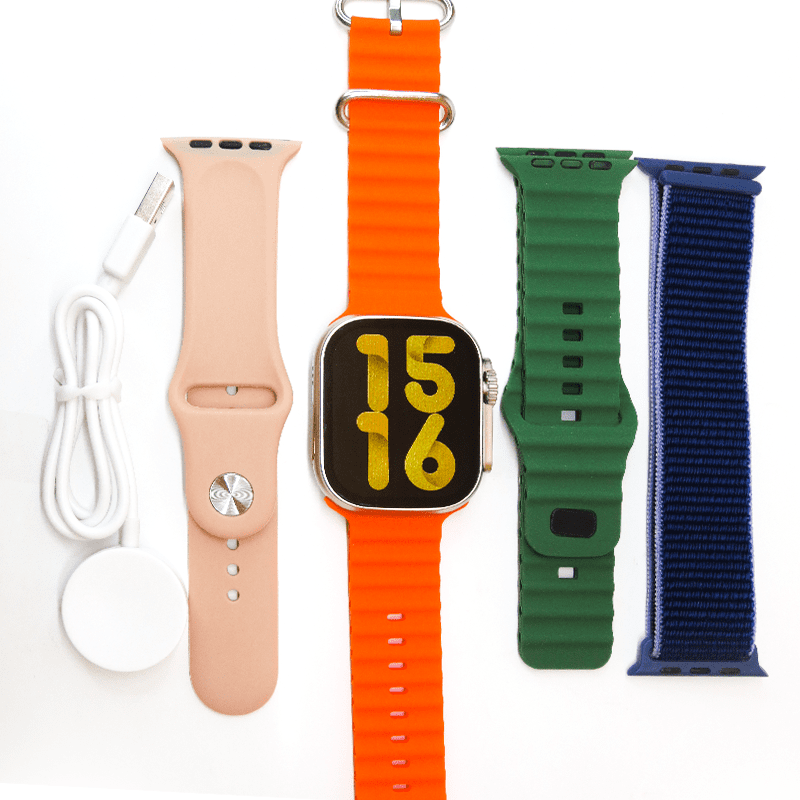 ساعت هوشمند Keqiwear WS-E9 ULTRA با 4 عدد بند - سانا شاپ|Sana Shop