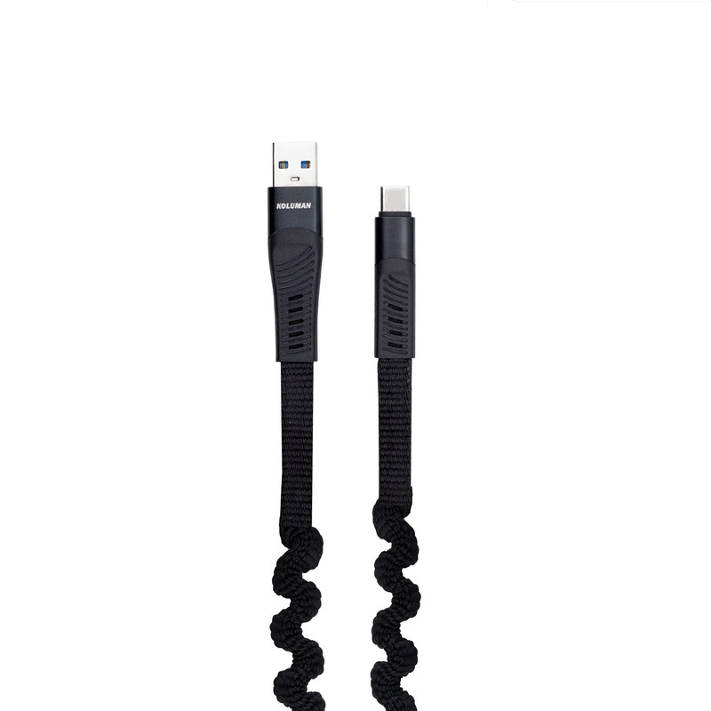 قیمت کابل تبدیل USB به USB-C کلومن مدل DK - 44 طول 1 متر