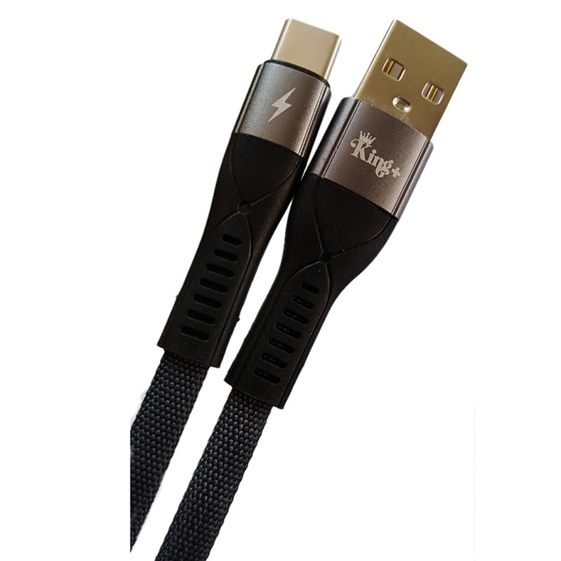 کابل تبدیل USB به USB-C کینگ پلاس مدل HK-23 طول 1 متر | جی کالا