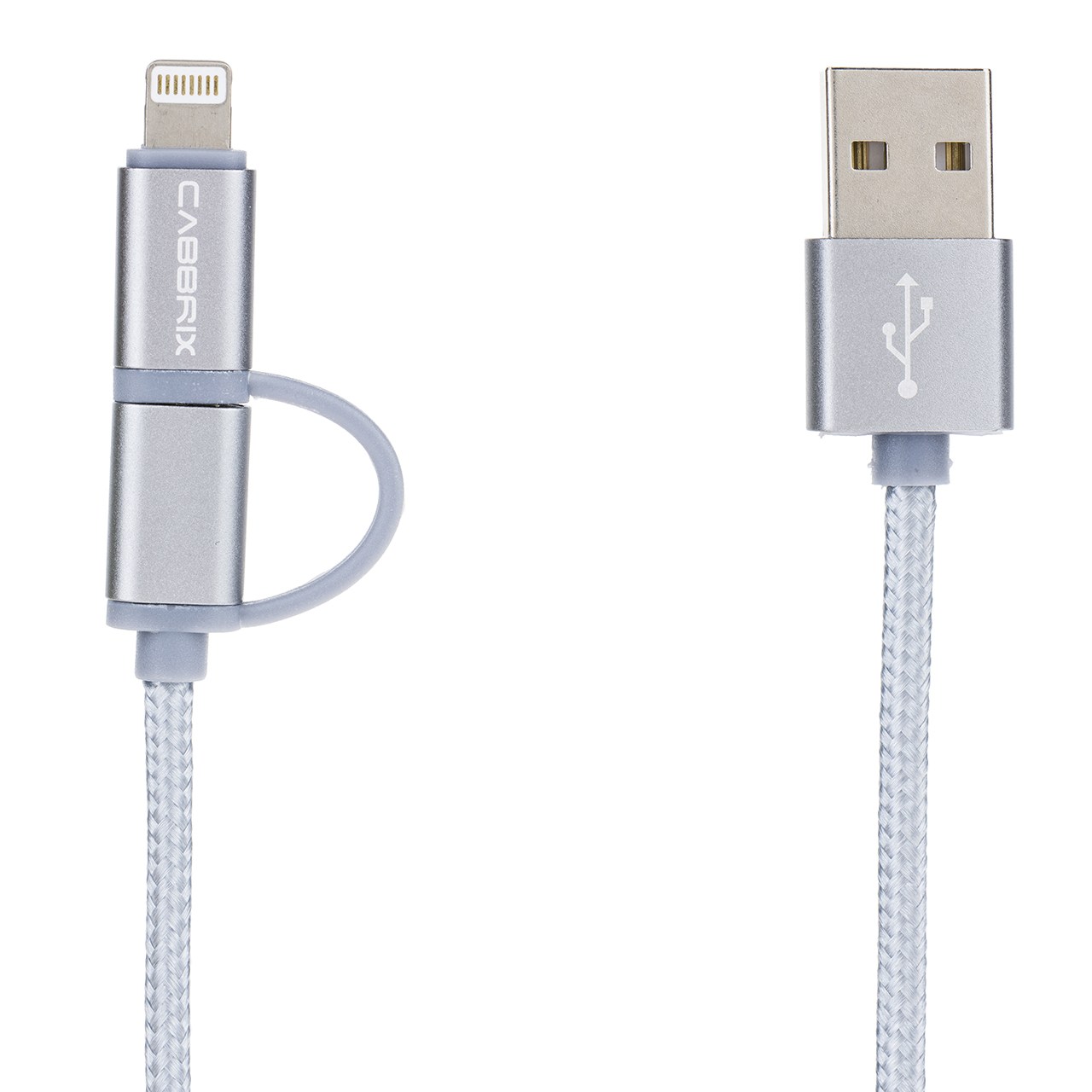 قیمت و خرید کابل تبدیل USB به لایتنینگ/microUSB کابریکس طول 1.5 متر