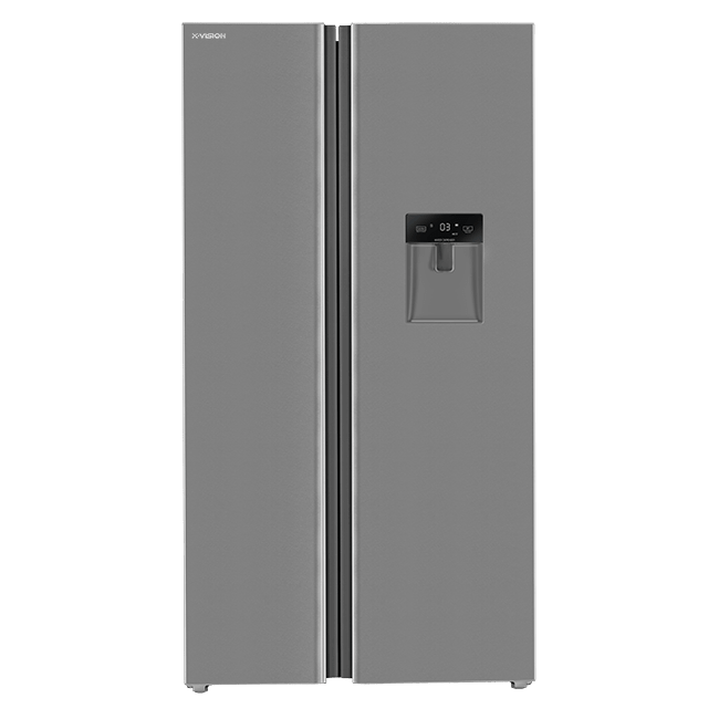 یخچال و فریزر ایکس ویژن مدل T550-ASD ساید رنگ نقره ای-استیل – فروشگاه ایران ایکسویژن