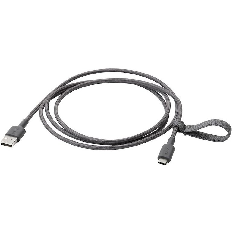خرید و قیمت کابل تبدیل USB به TYPE-C ایکیا مدل LILLHULT طول 1.5 متر ا IkeaLILLHULT USB-C cable 1.5m | ترب
